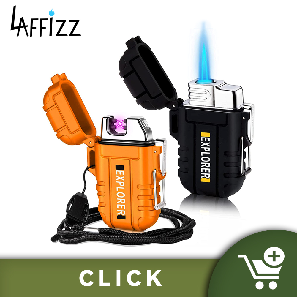 Lafffizz 2 Pack Arc Lighter&Torch lighter